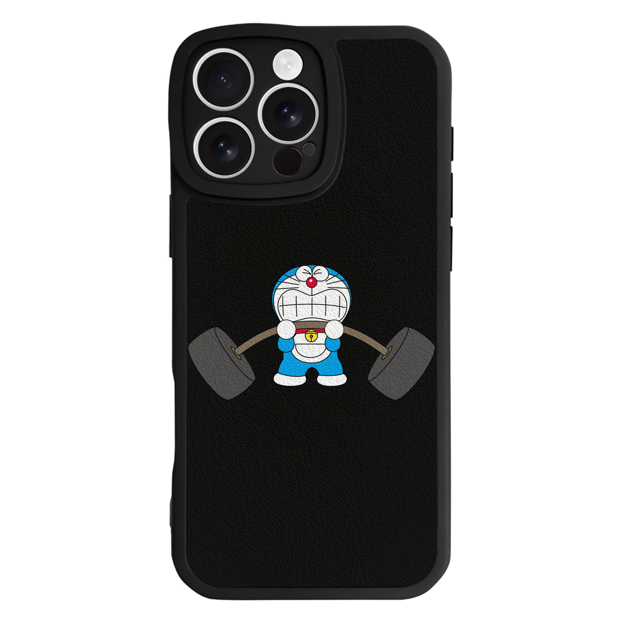 （画像用） ドラえもん Doraemon 【iPhone 16シリーズ対応】シリコンスマホケース（レザー調） 材質：シリコン